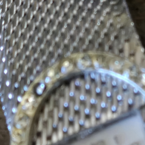 Vintage Catena Silver and Gold Watch/one Stone Missing main image 4